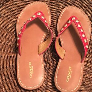 Classy Coach Sandals